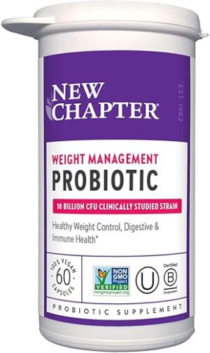New Chapter Weight Management Probiotic – 60 Ct