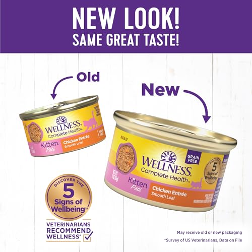 Wellness Grain-Free Chicken Entrée Kitten Food - Image 2