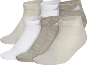 adidas Women’s Cushioned Low Cut Socks (6-Pair)