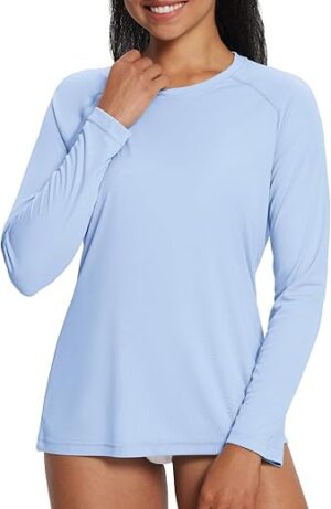 BALEAF Women’s UPF 50+ Long Sleeve Rash Guard