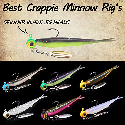 XFISHMAN Crappie Jig Heads & Plastics Kit - Image 5