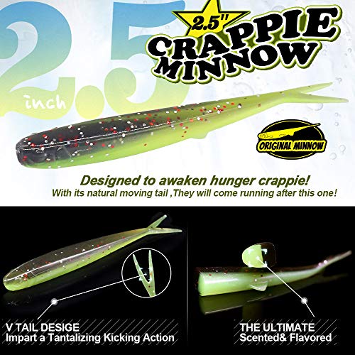 XFISHMAN Crappie Jig Heads & Plastics Kit - Image 2