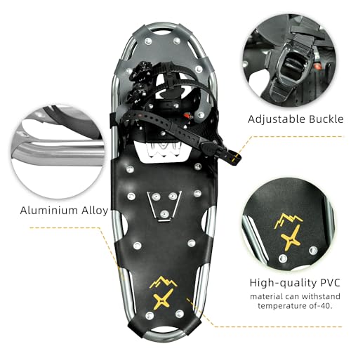 XtremPro Lightweight Aluminum Snowshoes With Crampons - Image 2
