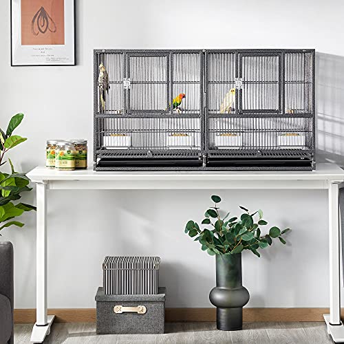 Yaheetech Stackable Divided Breeder Bird Cage - Image 2