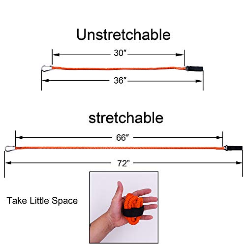 YYST Orange Paddle Leash Holder Lanyard - Image 2