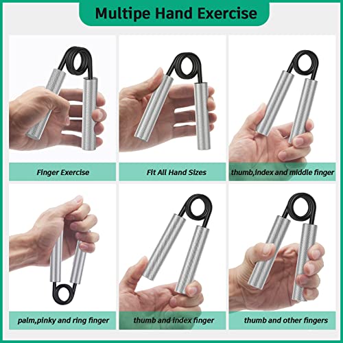 ZEAGUS Grip Strength Trainer 4 Pack, 50LB-200LB - Image 4