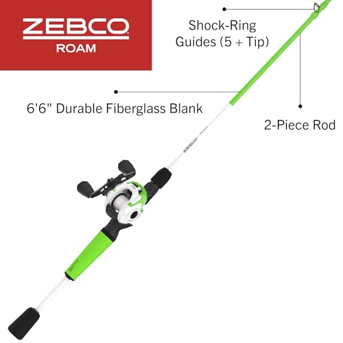 Zebco Roam Baitcast Reel And Rod Combo - Image 2