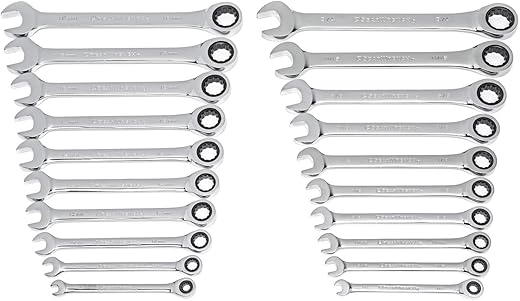 GEARWRENCH 20 Piece Ratcheting Combination Wrench 35720A-02