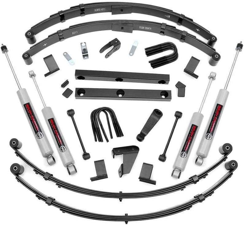 Rough Country 4" Lift Kit For 87-95 Jeep Wrangler YJ