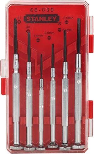 STANLEY 6 Piece Jeweler’s Screwdriver Set 66-039