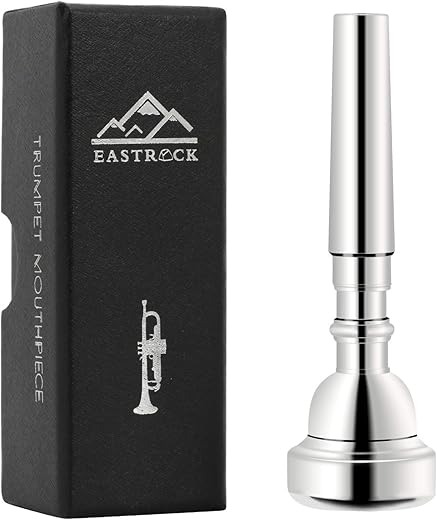 EASTROCK 7C Trumpet Mouthpiece Silver Plated