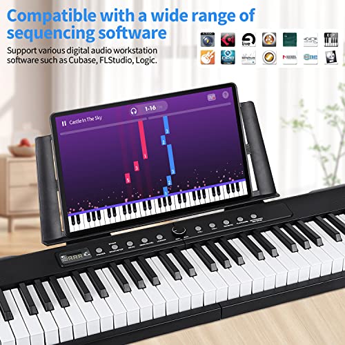 Afddfeh 88 Key Semi Weighted Digital Piano - Image 4