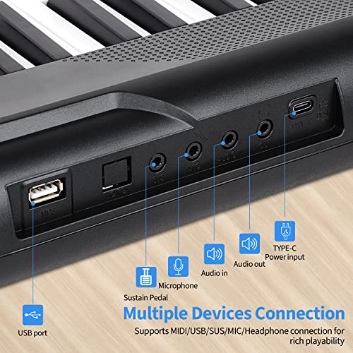 Afddfeh 88 Key Semi Weighted Digital Piano - Image 5