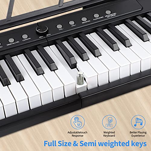 Afddfeh 88 Key Semi Weighted Digital Piano - Image 2