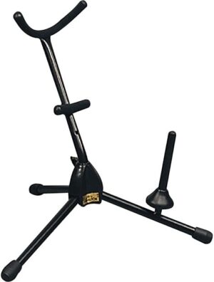 HamiltonBuhl Alto/Tenor Sax Stand With Flute Peg