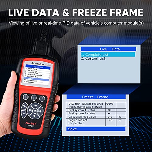 Autel AutoLink AL619 Scanner, ABS SRS Diagnostic Tool - Image 5