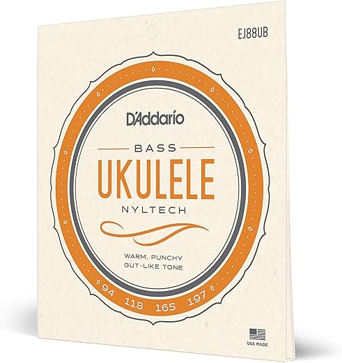 D'Addario Bass Ukulele Strings, Nyltech, EJ88UB