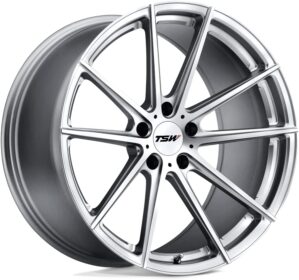 TSW Bathurst Silver Mirror Cut Wheel (19×8)