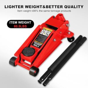 BIG RED Hydraulic Floor Jack, Ultra-Lightweight, 3 Ton