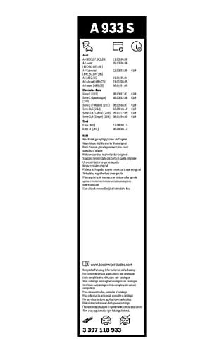 Bosch Aerotwin 3397118933 Wiper Blade Set - 22"/22 - Image 3