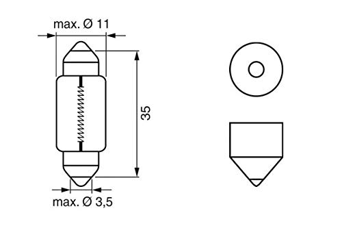 Bosch C5W Longlife Daytime Car Light Bulbs - Image 4