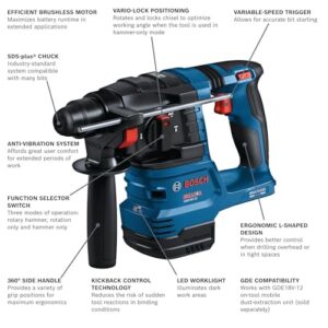 Bosch GBH18V-22N 18V Brushless SDS-plus® Rotary Hammer