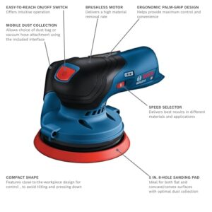 Bosch GEX12V-5N 12V Max Brushless Orbit Sander
