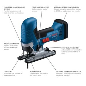 Bosch GST18V-50BN 18V Brushless Barrel-Grip Jig Saw