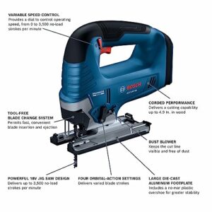 Bosch GST18V-50N 18V Brushless Jig Saw