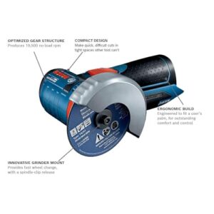 Bosch GWS12V-30N 12V Max Brushless Angle Grinder