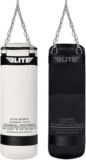 Elite Sports Canvas Punching Bag for MMA Training