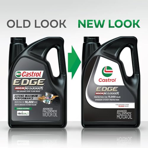 Castrol EDGE High Mileage 5W-30 Synthetic Oil, 5 Quarts - Image 4