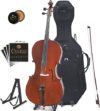 Cecilio CCO-500 Flamed Solid Wood Cello Set