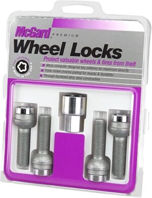 McGard Chrome Bolt Style Radius Seat Locks (M14 x 1.5)