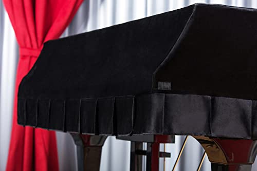 Clairevoire Classic Velvet Piano Cover for Yamaha C3 - Image 3
