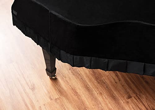 Clairevoire Classic Velvet Piano Cover for Yamaha C3 - Image 4