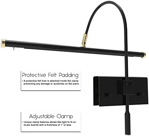 Cocoweb Adjustable Grand Piano Lamp - Black GPLED19D - Image 3