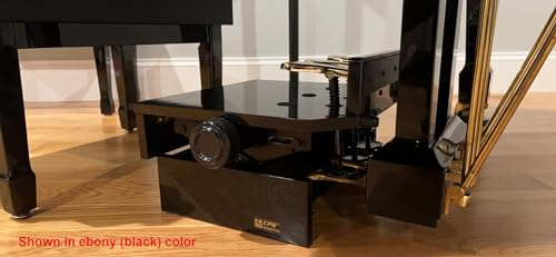 CPS Imports Mahogany Piano Pedal Extender Bench - Image 3
