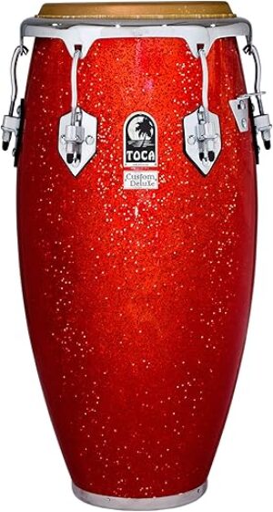 Toca Custom Deluxe Fiberglass Conga - Red