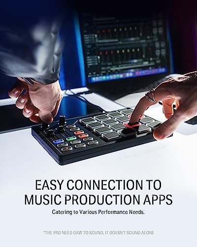 Donner MIDI Pad Beat Maker Machine, Drum Controller - Image 5
