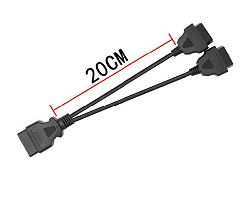 E-Car Connection OBD2 Adapter Cable, Male To Dual Female - Image 2