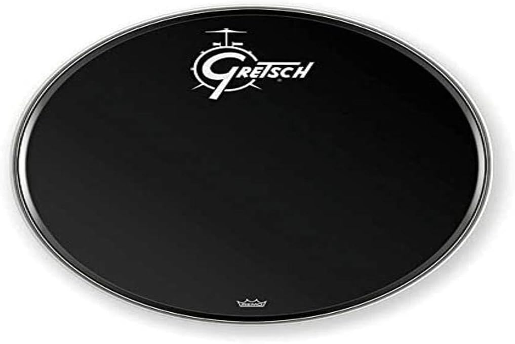 Gretsch Ebony Bass Drum Head 24" GRDHEB24