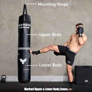 Elite Sports Muay Thai Punching Bag Set – Unfilled