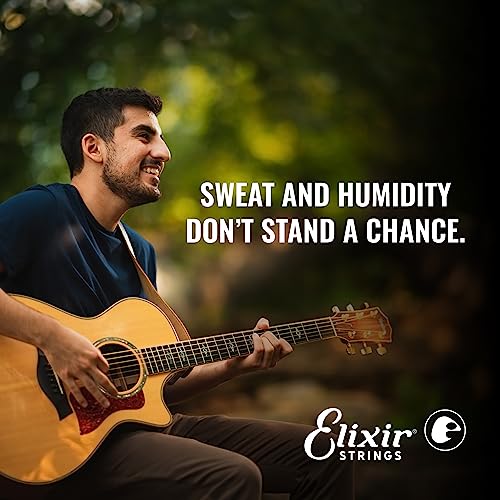 Elixir Acoustic Guitar Strings, Phosphor Bronze, NANOWEB Coating - Image 5