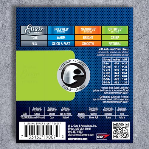 Elixir Electric Guitar Strings, Super Light 9-52 - Image 2
