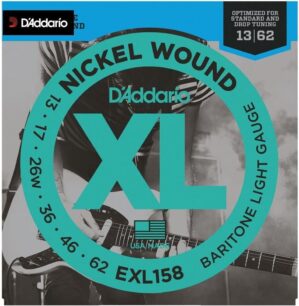 D’Addario EXL158 Baritone Light Guitar Strings 13-62