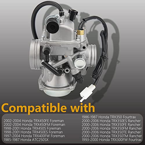 FanzKo TRX350 Carburetor For Honda Rancher 350 - Image 3