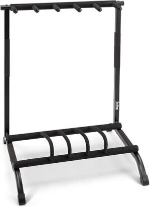 OnStage Five-Space Foldable Multi-Guitar Rack