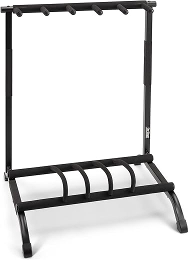 OnStage Five-Space Foldable Multi-Guitar Rack