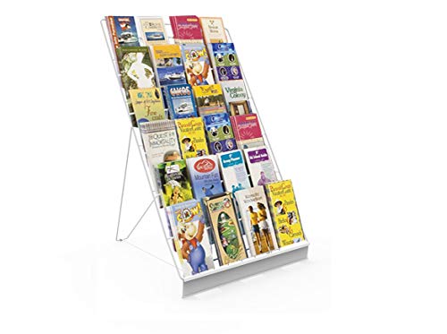 FixtureDisplays FixtureDisplays® 18" W Tabletop Literature Organizer For Magazines & Brochures - Image 2